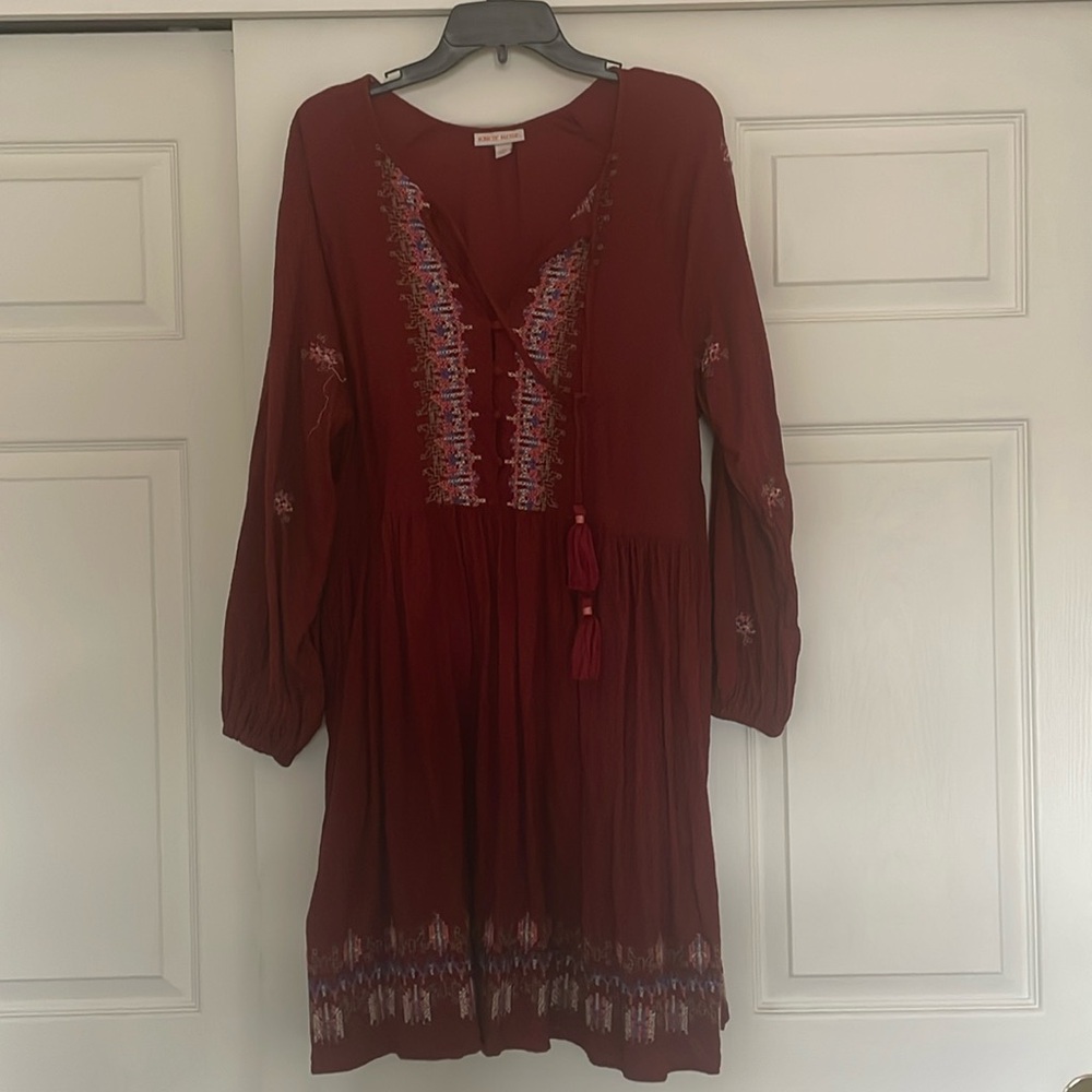 Knox Rose XXL Rust colored Boho dress.
